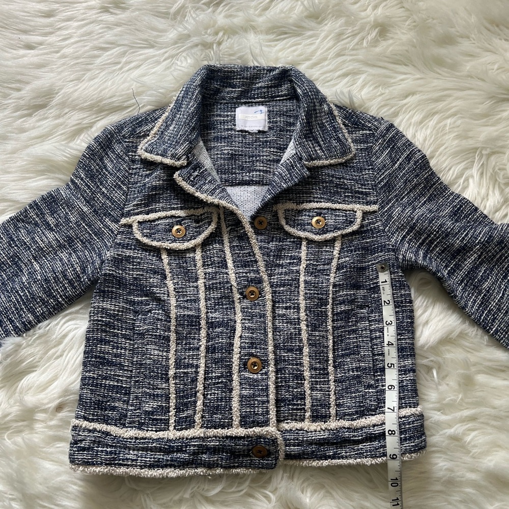 Anthropologie Ett Twa woven trucker jacket - Picture 5 of 10